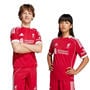 Strawberry Red - adidas - Liverpool FC Home Shirt 25/26 Juniors