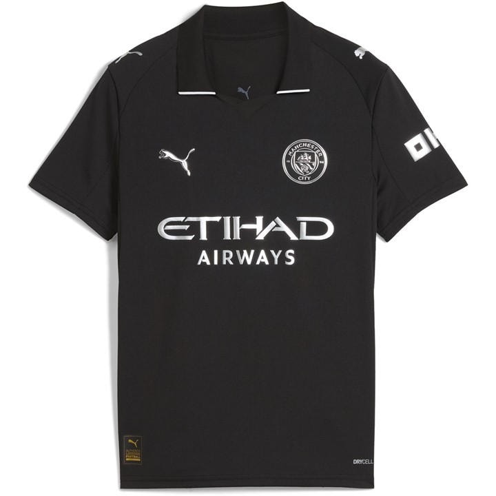 Manchester City  Boys   Away Kit 25/26 , Football by Puma in Size 13 - 14 Years, Sports Direct