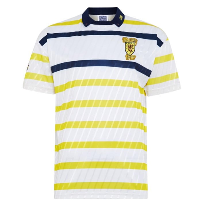 Scotland  Men'   '90 Away Retro Football Shirts, Football by Score Draw in Size S, Sports Direct