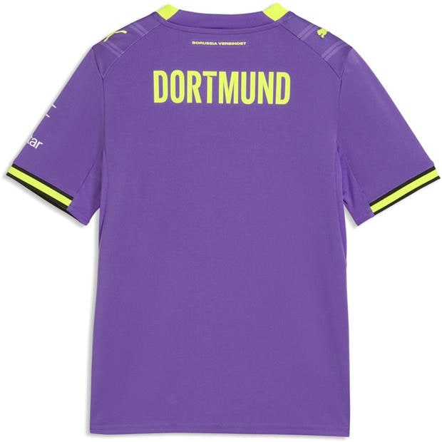 Purple/Yellow - Puma - Borussia Third Shirt 2026/27 Juniors