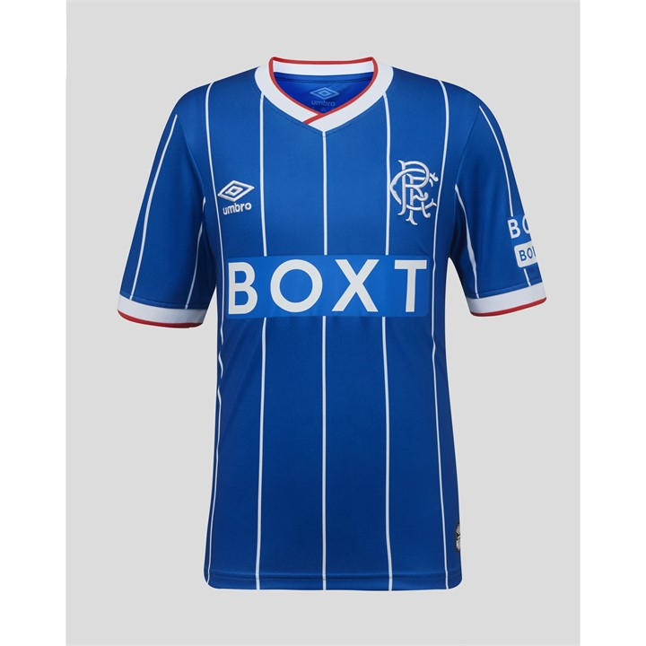 Rangers  Boys   Home Shirt 2026/27 , Football by Umbro in Size 7 - 8 Years, Sports Direct