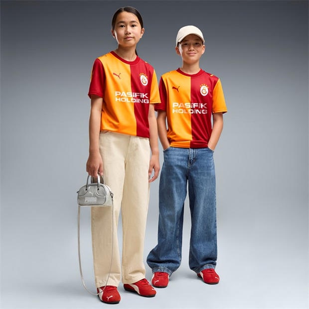 Red/Orange - Puma - Galatasaray Home Shirt 2026/27 Juniors