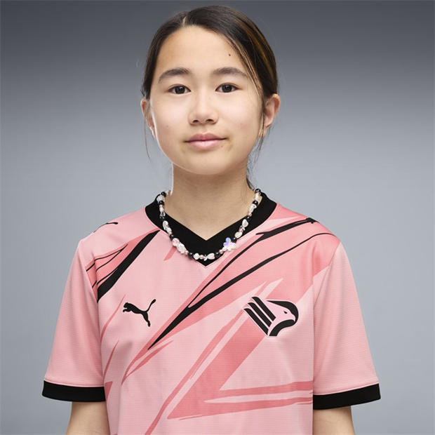 Pink/Black - Puma - Palermo Home Shirt 2026/27 Juniors