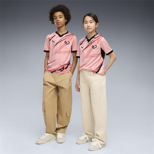 Pink/Black - Puma - Palermo Home Shirt 2026/27 Juniors