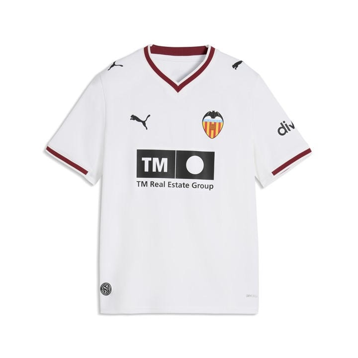 Valencia  Boys   Home Shirt 2026/27 , Football by Puma in Size 11 - 12 Years, Sports Direct