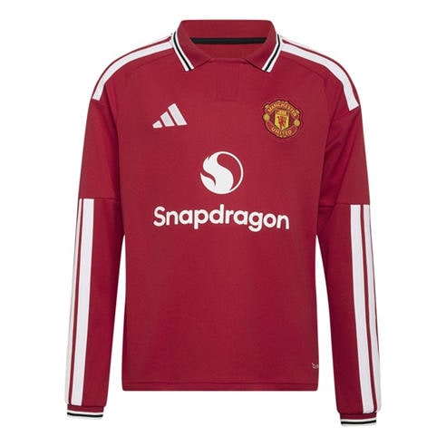 adidas - Manchester United 26/27 Long-Sleeve Home Shirt Juniors