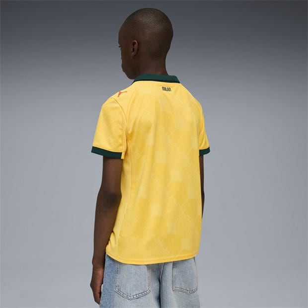 Yellow/Green - Puma - AC Milan Third Shirt 2025 2026 Juniors
