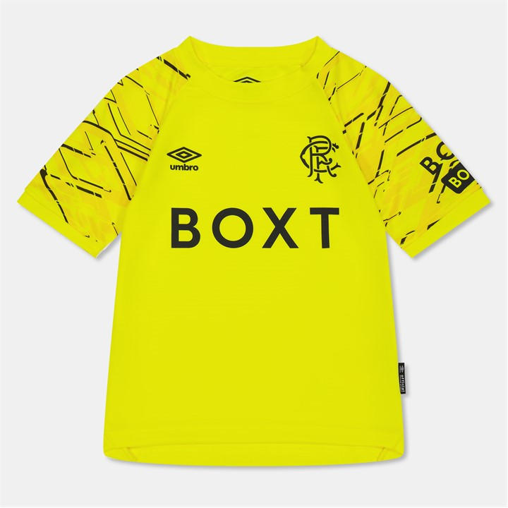 Rangers Boys Home Goalkeeper Shirt 25/26 , Football by Umbro in Size 11 - 12 Years, Sports Direct