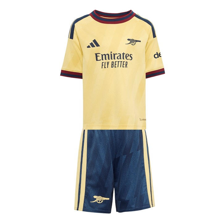 Arsenal Kids Kids Third 26/27 Shirt And Shorts Mini Kit, Football by adidas in Size 5 - 6 Years, Sports Direct