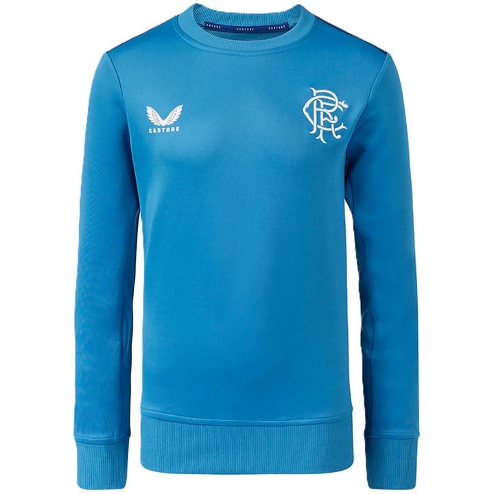 Castore  Kids Blue Domestic Football Shirt in Size 13 - 14 Years, Sports Direct