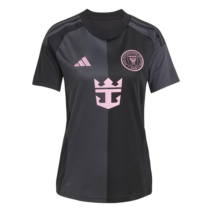 Adidas Women's Black Inter Miami Away Messi Shirt 2025 2026 Small