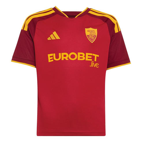 adidas - Kids' Roma Home 24/25 Short-Sleeve AEROREADY Football Shirt