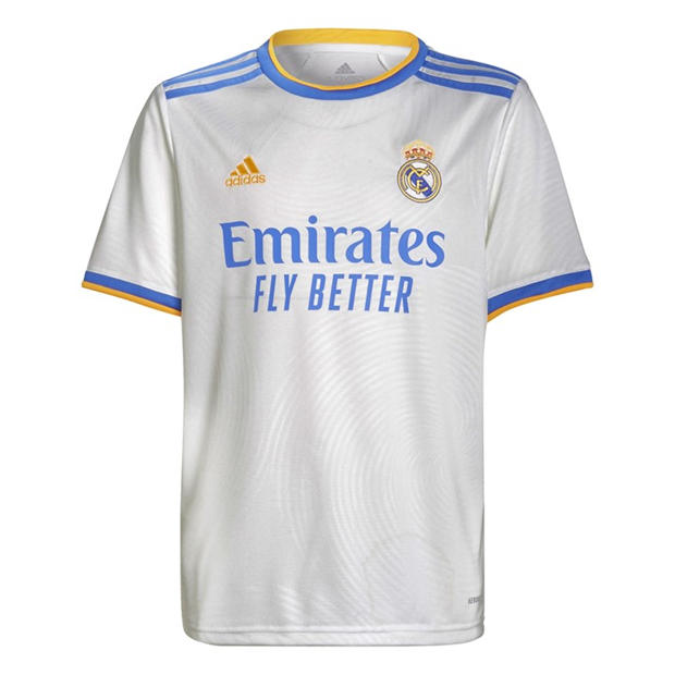 Real Madrid Home Shirt 2021 2022 Junior 