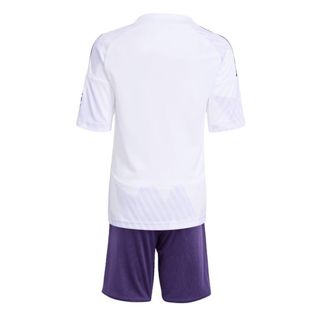 White - adidas - Manchester United Away Minikit 2025 2026 Infants