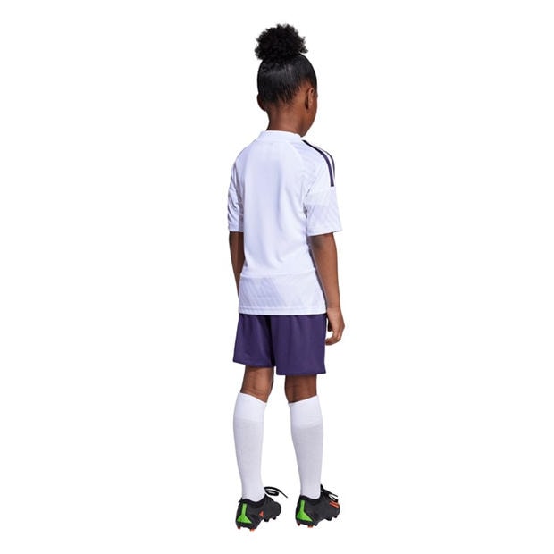 White - adidas - Manchester United Away Minikit 2025 2026 Infants