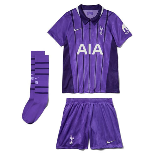 Nike - Kids' Tottenham Hotspur Third 2024/25 Shirt and Shorts Mini Kit