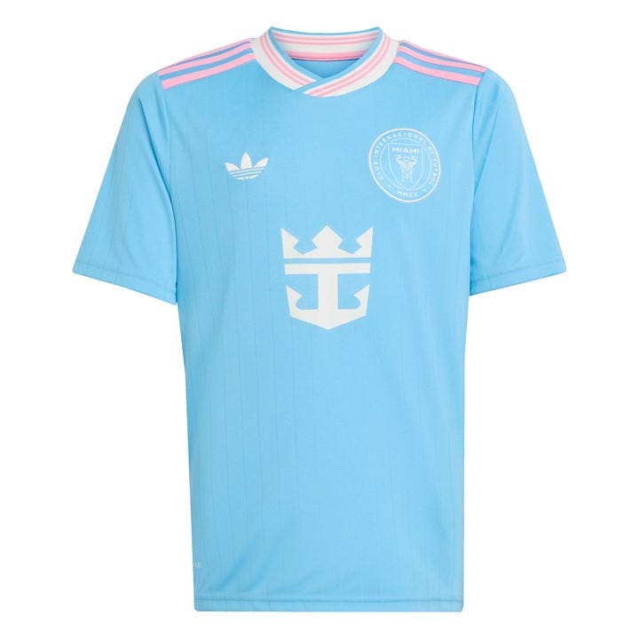 Inter  Boys   Miami Third Shirt 25/26 , Football by adidas in Size 13 - 14 Years, Sports Direct