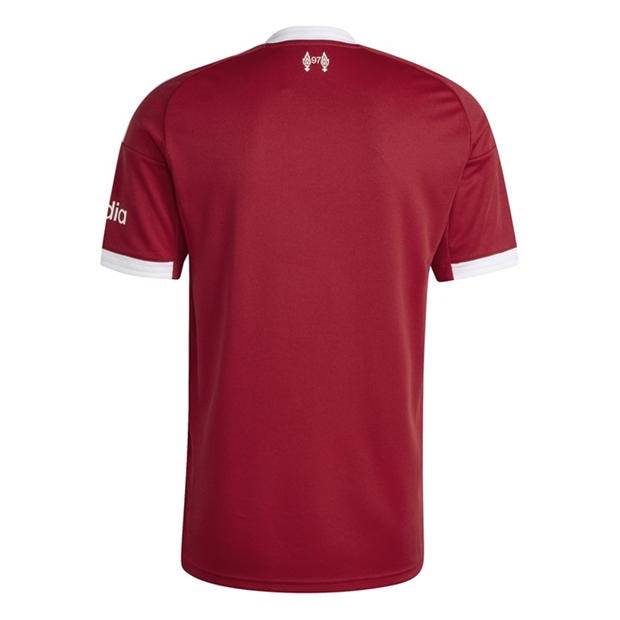 Sarkans - adidas - Liverpool Home Shirt 2025 2026 Adults