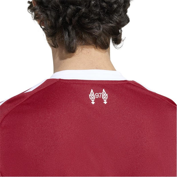 Sarkans - adidas - Liverpool Home Shirt 2025 2026 Adults