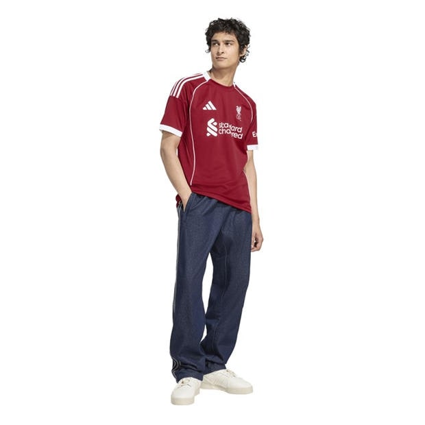 Sarkans - adidas - Liverpool Home Shirt 2025 2026 Adults
