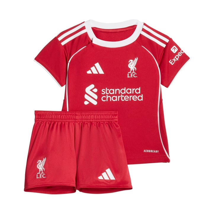 Liverpool  Boys   Home Babykit 25/26, Football by adidas in Size 9 - 12 Months, Sports Direct