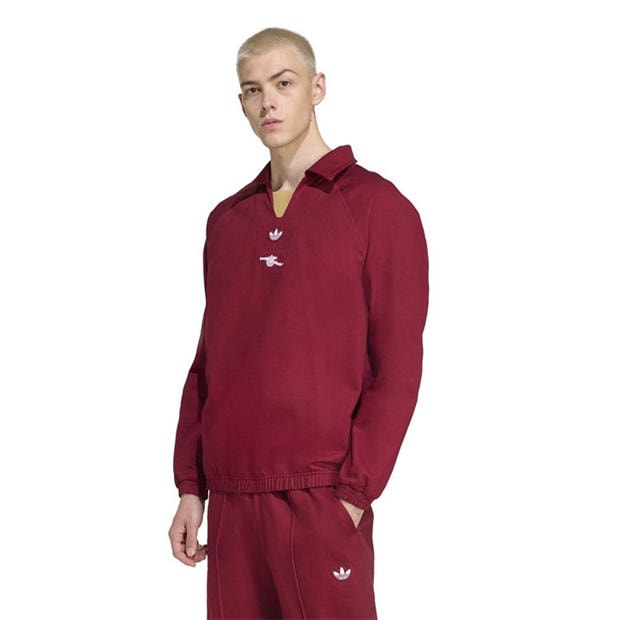 Red - adidas - Arsenal Icons Drill Top Mens