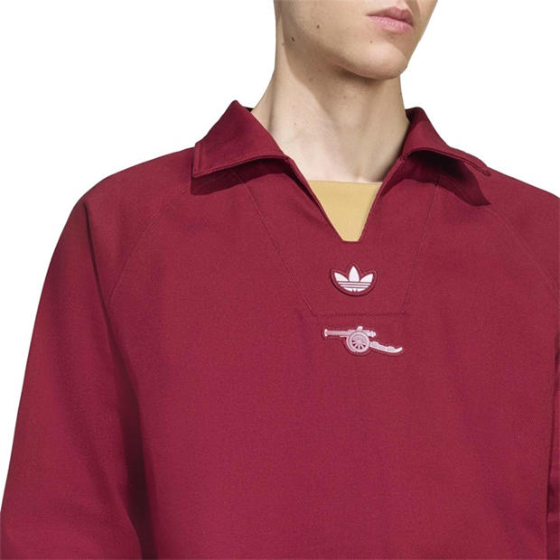 Red - adidas - Arsenal Icons Drill Top Mens