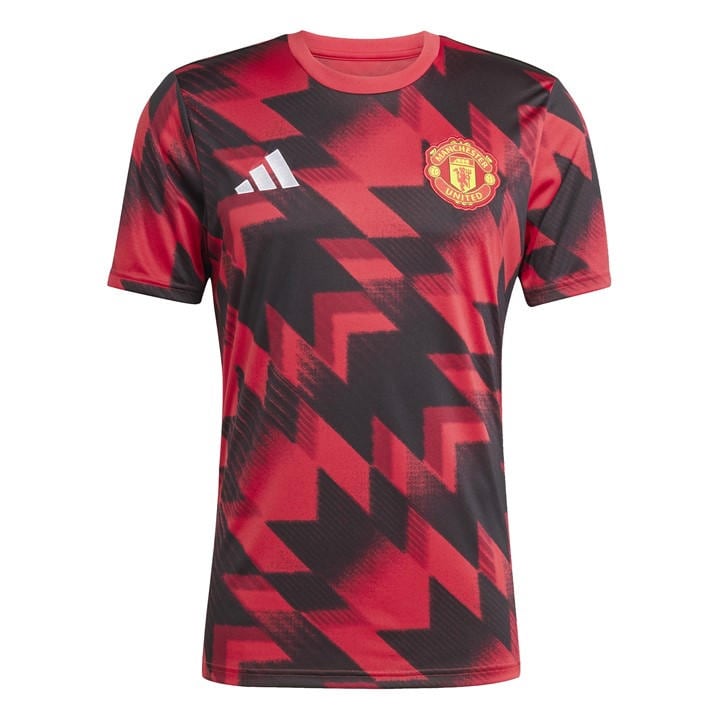 Manchester United  Men's   Pre Match Shirt 25/26 , Football by adidas in Size XL, Sports Direct