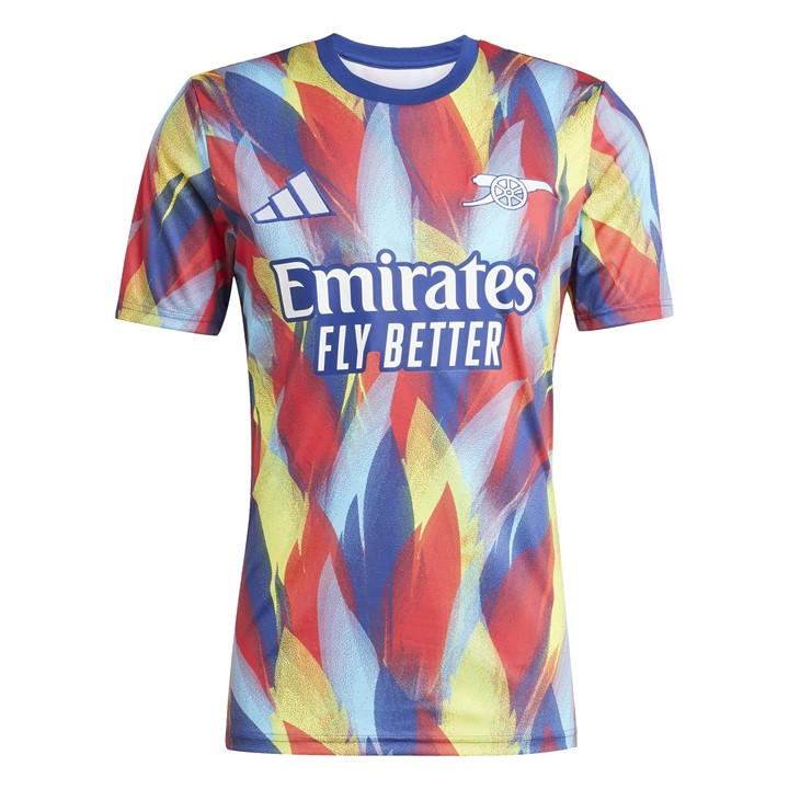 Arsenal  Men'   Pre-Match Shirt 25/26, Football by adidas in Size S, Sports Direct