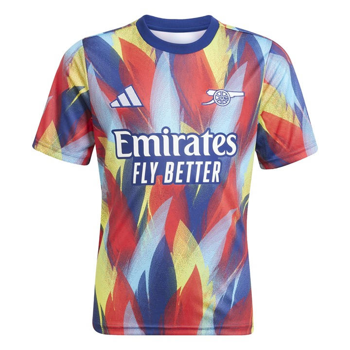 Arsenal  Boys   Pre-Match Shirt 25/26 , Football by adidas in Size 9 - 10 Years, Sports Direct