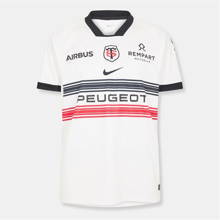 Nike Men' White Stade Toulousain Away Shirt 25/26 in Size S, Sports Direct