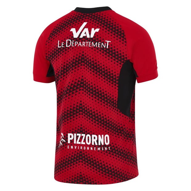 Jednokolorowy Czerwony/Czarny/Biały - Nike - RC Toulon Home Stadium Shirt 2025 2026 Mens