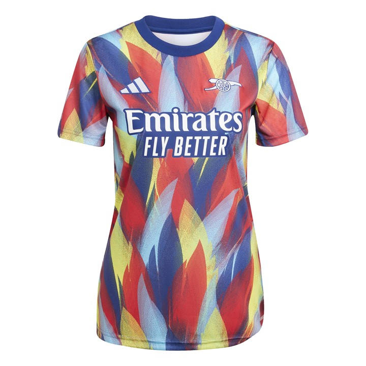 Arsenal  Women's   Pre-Match Shirt 25/26, Football by adidas in Size XS, Sports Direct