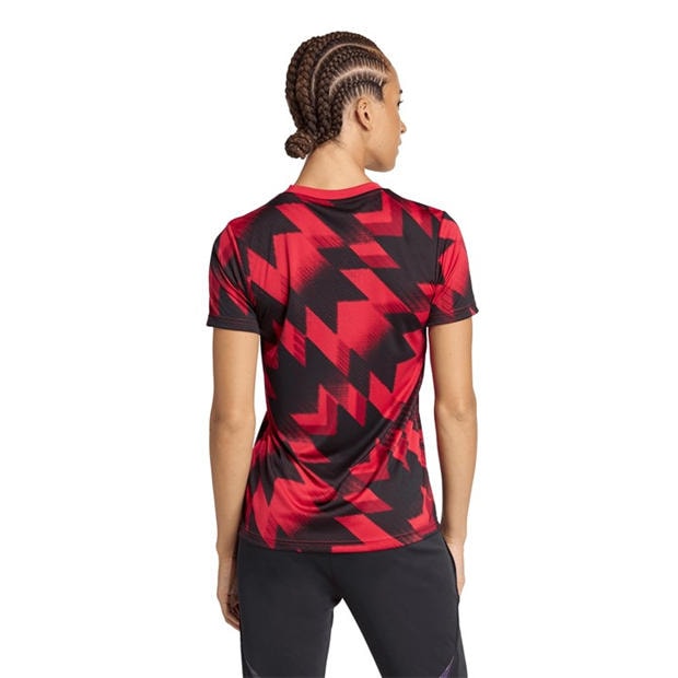 Rdeča - adidas - Manchester United Pre-Match Shirt 2025 2026 Womens
