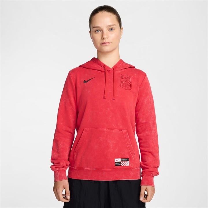 Liverpool  Women's   Fc Club Fleece Third Soccer Pullover Hoodie, Football by Nike in Size 12, Sports Direct