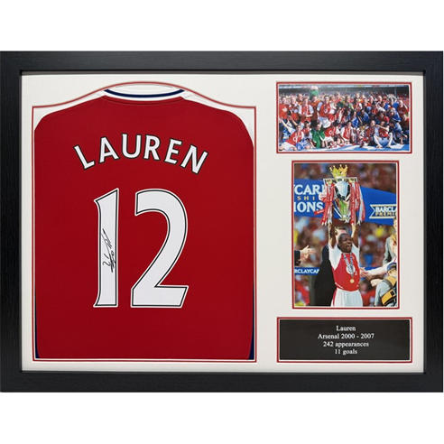 Arsenal FC - Lauren Signed Arsenal football shirt