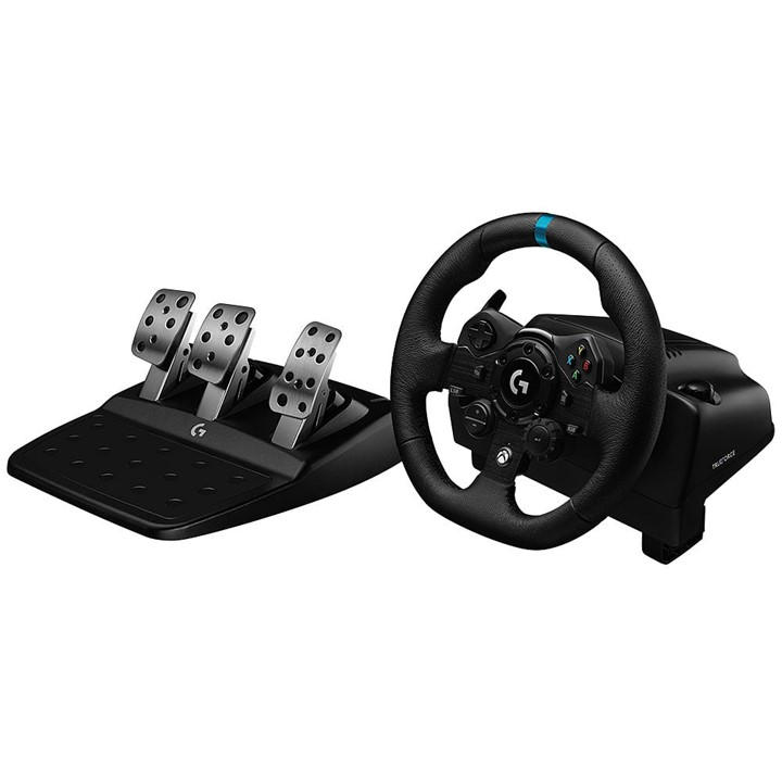 Logitech Unisex Black G923 Racing Wheel And Pedals Xbox & Pc