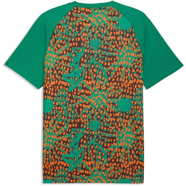 Green/Brown - Puma - Mens Ivory Coast Warm-Up Shirt World Cup 2026