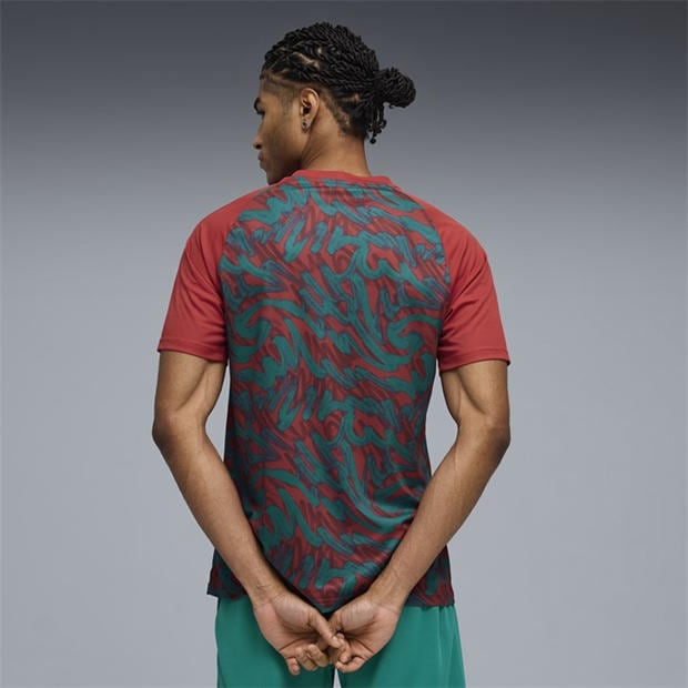 Red/Green - Puma - Mens Portugal Warm-Up Shirt World Cup 2026