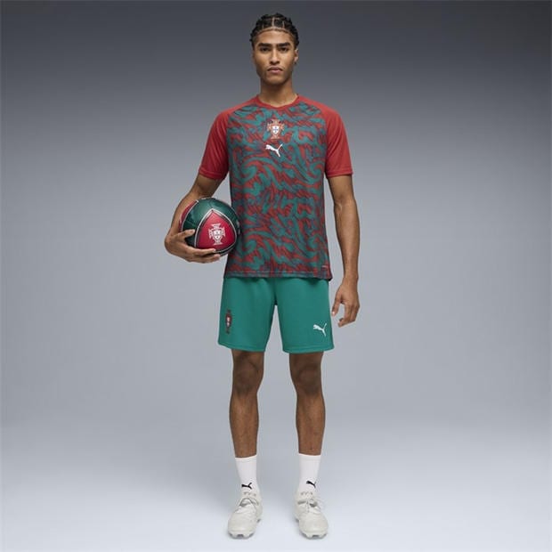 Red/Green - Puma - Mens Portugal Warm-Up Shirt World Cup 2026