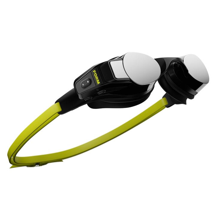 Formswim Smart Swim 2 Lt Swimming Goggles - Black & Yellow, Yellow,Black - Image 3