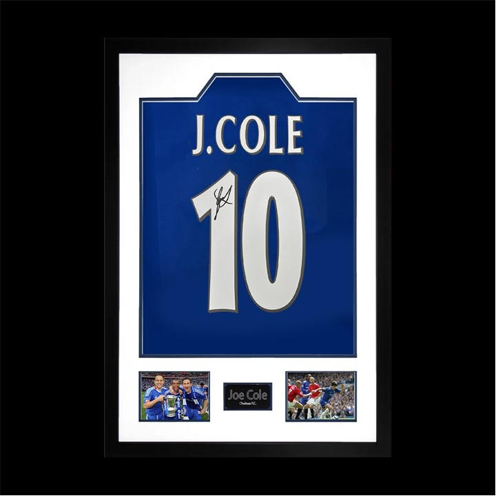 Chelsea    Joe Cole Signed  Shirt Premium Frame, Football by The Fan Cave in Size 850x600mm, Sports Direct