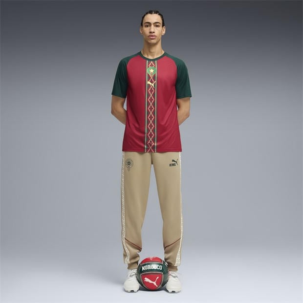 Red/Green - Puma - Mens Morocco Warm-Up Shirt World Cup 2026