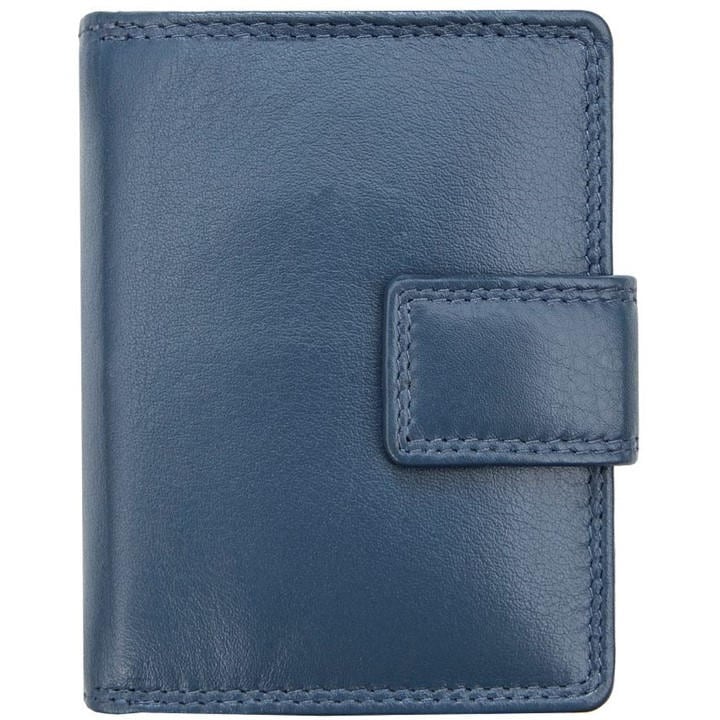 Primehide Leather Women's Blue Verona Small Trifold Leather Purse, Sports Direct