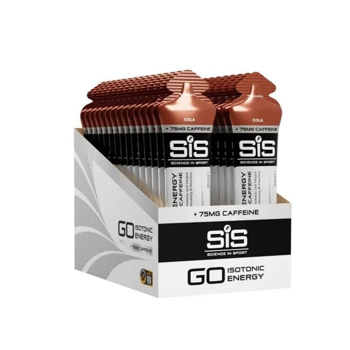 Sis Unisex Black Go Gel + Caffeine (30 Pack) Pack Of Size 30