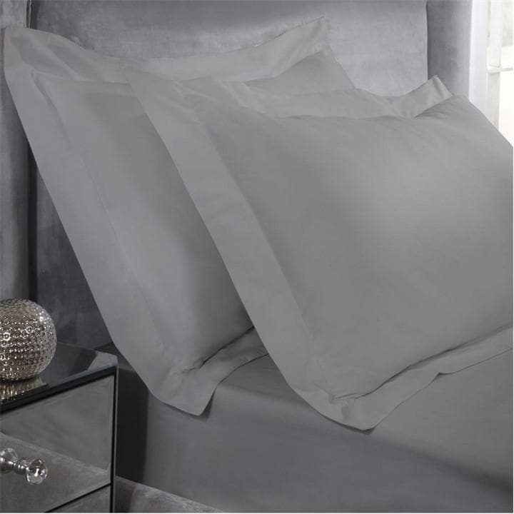 Emma Barclay  Silver Oxford Pillowcase Pair 200 Tc Egyptian Cotton, Sports Direct