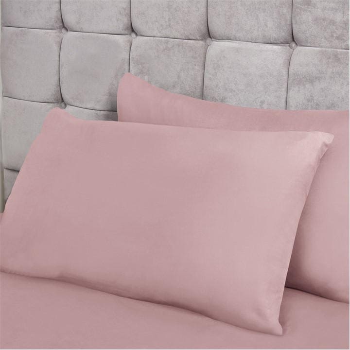 Emma Barclay  Pink Pillowcase Pair Non Iron Soft Touch Lyla, Sports Direct