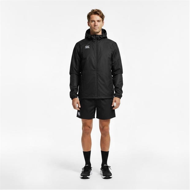 Black - Canterbury - Men's Club Rain Rugby Jacket