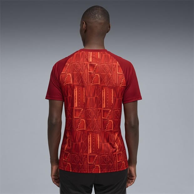 Red/Green - Puma - Mens Ghana Warn-Up Shirt World Cup 2026