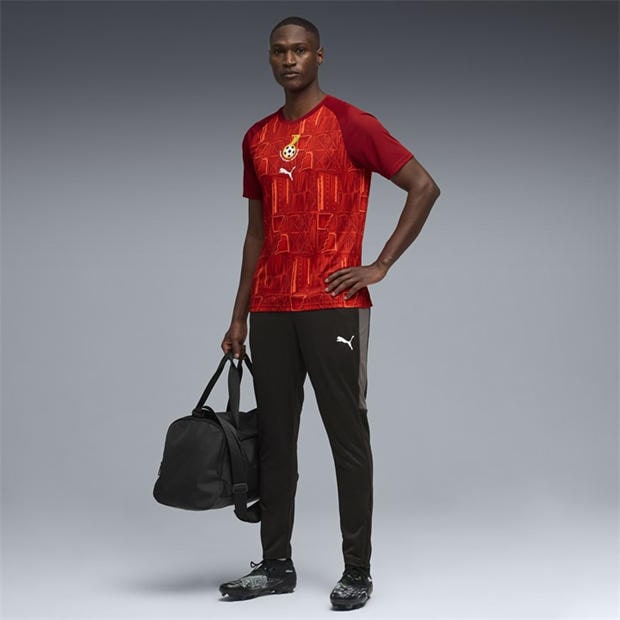 Red/Green - Puma - Mens Ghana Warn-Up Shirt World Cup 2026